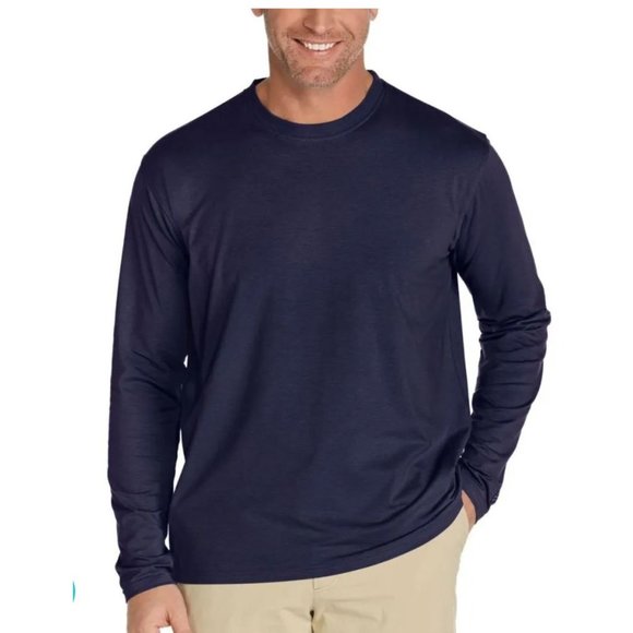 Coolibar Shirts Coolibar Mens Xl Morada Everyday Sun Shade Long